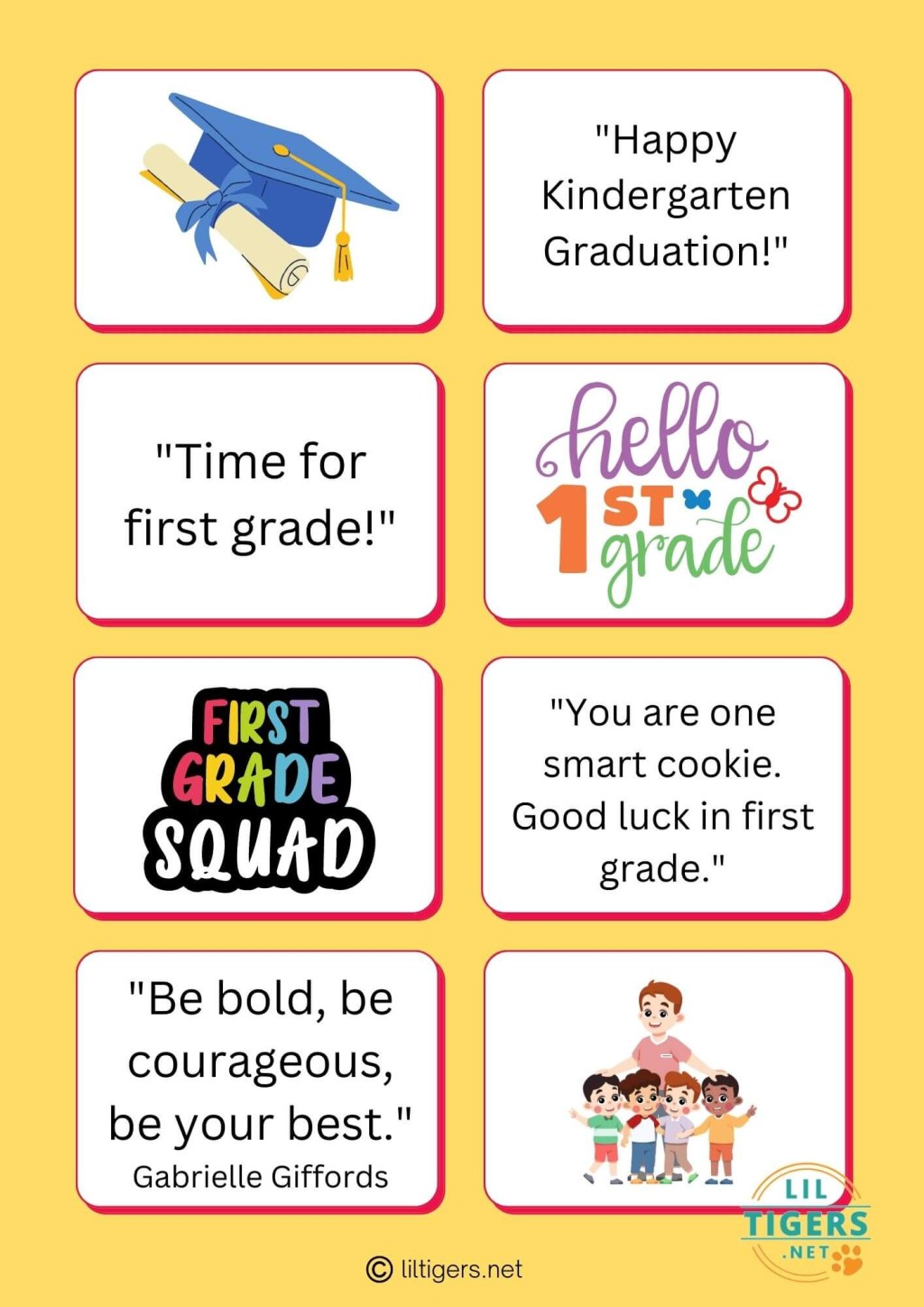 Picture of: Best Kindergarten Graduation Quotes & Sayings – Lil Tigers