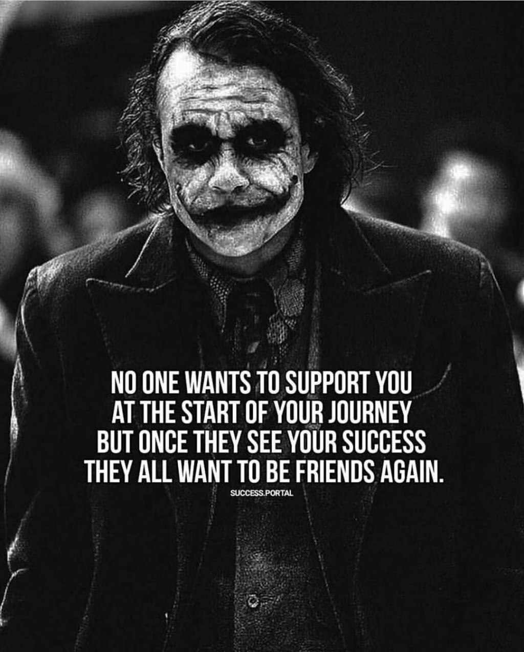Picture of: Never worry about those who don’t support you! 🔥💯 ~ Follow