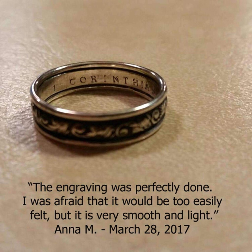 Picture of: Personalized Inside Ring Engraving – For Engagement Rings, Wedding